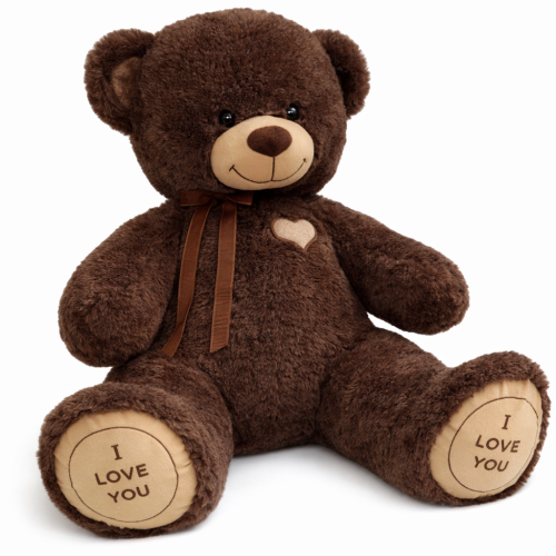 Мишка с бантом 85-90 см. арт.12193 коричневый