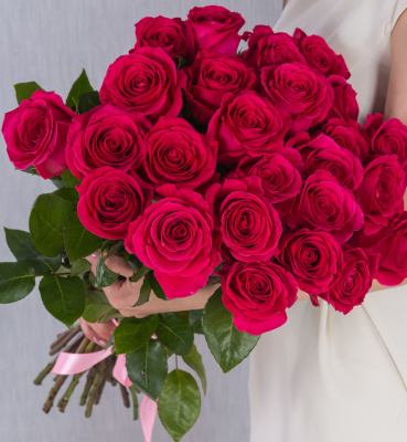 Роза розовая Эквадор 60 см N 2446