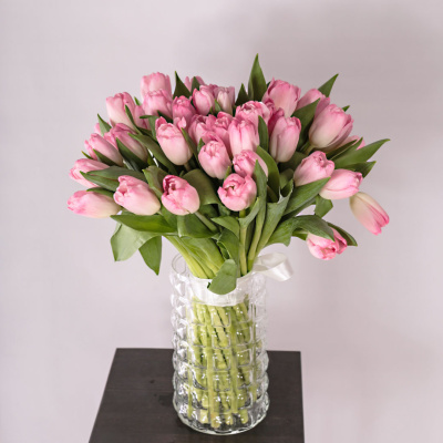 Букет из 41 Тюльпана (нежно-розовый) 59897